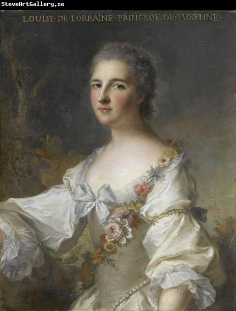 Jjean-Marc nattier Portrait of Louise Henriette Gabrielle de Lorraine Princesse de Turenne, Duchess of Bouillon